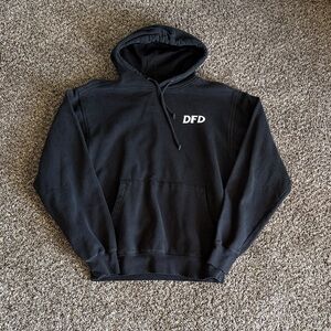 DFD Black Men's Hoodie